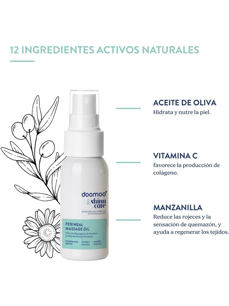 Aceite de masaje perineal 50 ml 'doomoo & shinncare' Blanco - Kiabi