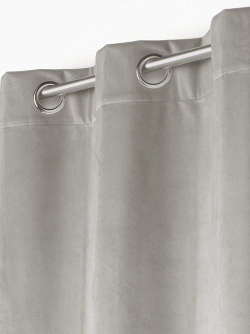 Acogedora cortina de terciopelo - Kiabi