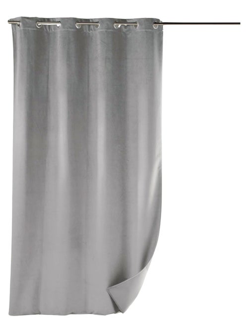 Acogedora cortina de terciopelo - Kiabi