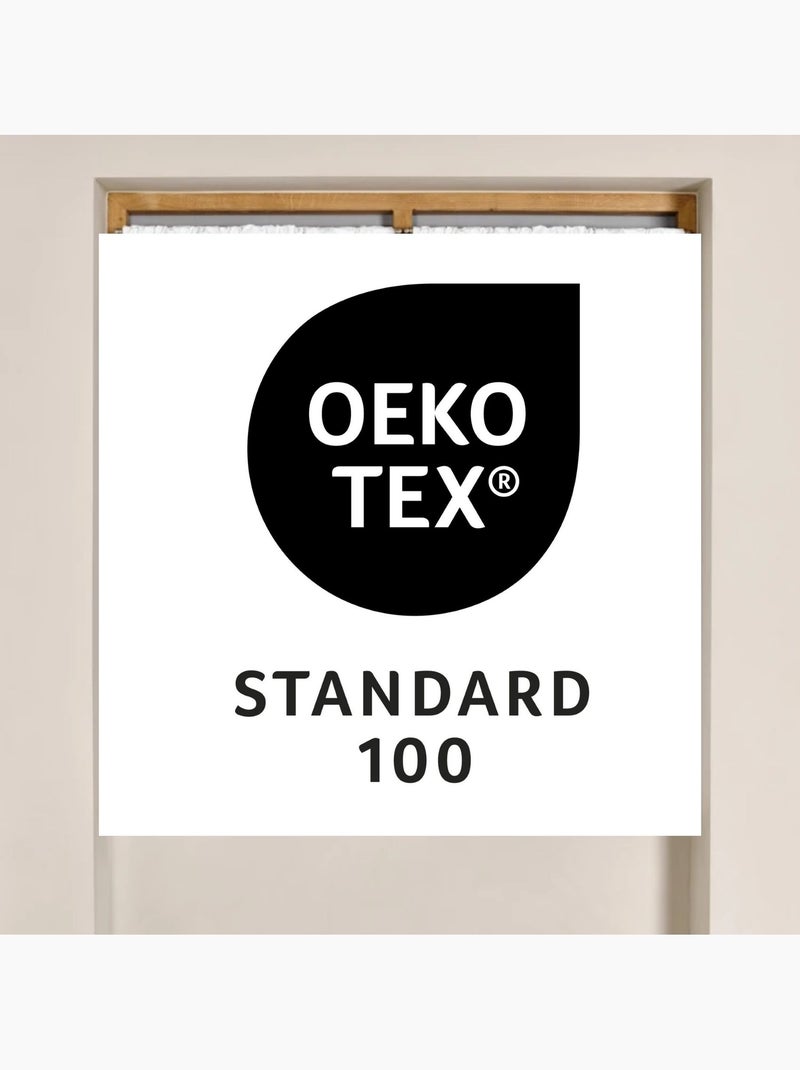Acristalamiento 100 % opaco y térmico con tiradores integrados Blanco - Kiabi