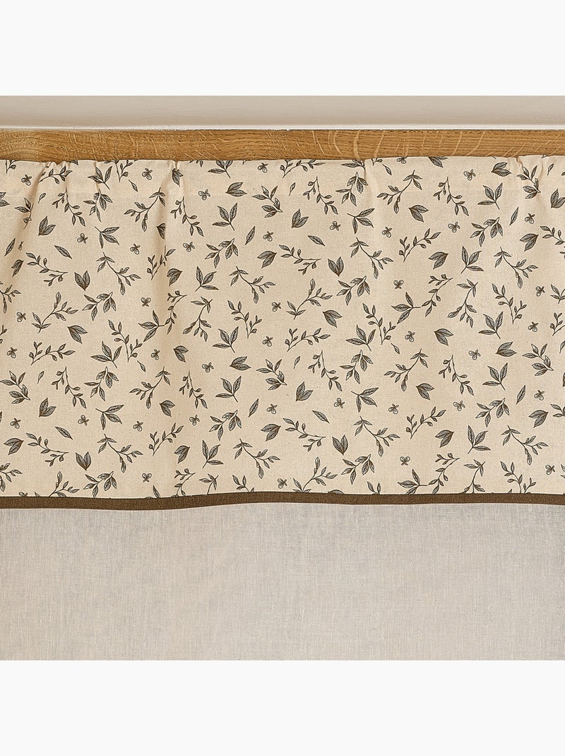 Acristalamiento vegetal de algodón con puntos bajos Beige - Kiabi