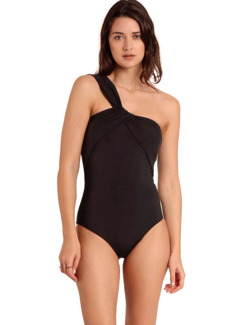 ADMAS Bañador Asimétrico Drapeado Cruise para Mujer - Kiabi ADMAS Bañador Asimétrico Drapeado Cruise para Mujer - Kiabi
