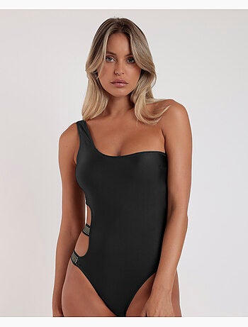 ADMAS Bañador Asimétrico Punk Beach para Mujer