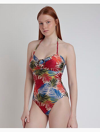ADMAS Bañador Bandeau Desert Palm para Mujer