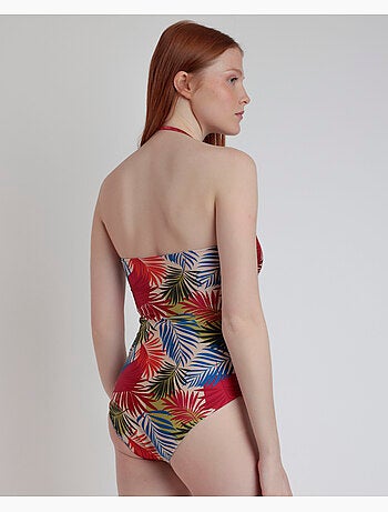 ADMAS Bañador Bandeau Desert Palm para Mujer