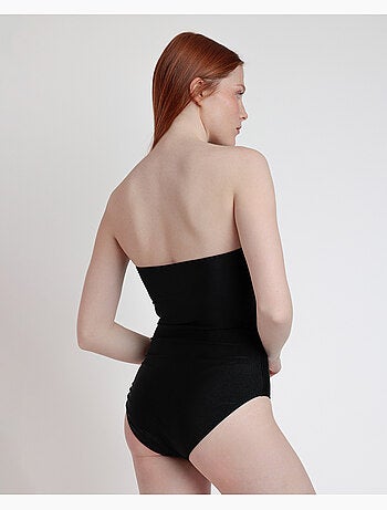 ADMAS Bañador Bandeau Drapeado Desert Palm para Mujer