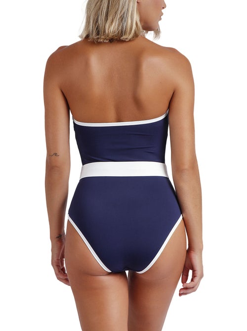 ADMAS Bañador Bandeau Sailor Club para Mujer - Kiabi