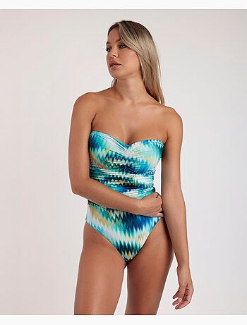 ADMAS Bañador Bandeau Sea Shore para Mujer
