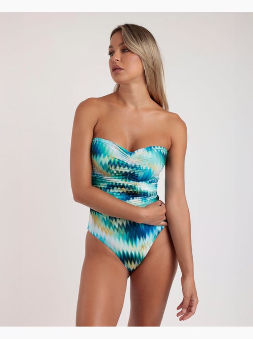 ADMAS Bañador Bandeau Sea Shore para Mujer - Kiabi ADMAS Bañador Bandeau Sea Shore para Mujer - Kiabi