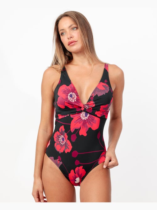 ADMAS Bañador Capacidad Hibiscus para Mujer - Kiabi