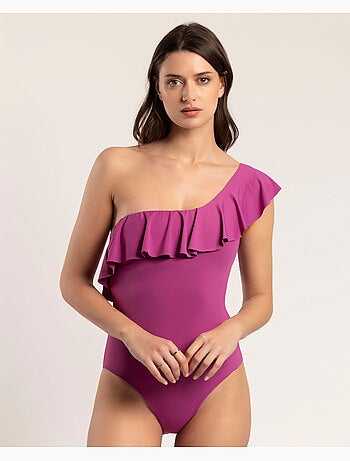 ADMAS Bañador Copas Volante Lateral para Mujer