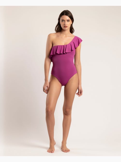 ADMAS Bañador Copas Volante Lateral para Mujer - Kiabi ADMAS Bañador Copas Volante Lateral para Mujer - Kiabi