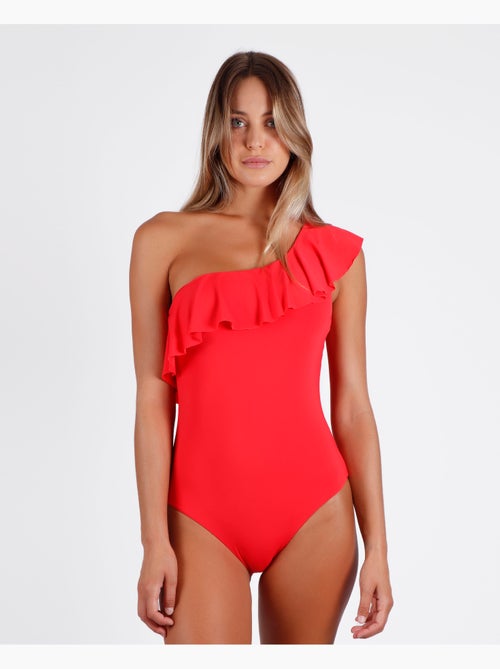 ADMAS Bañador Copas Volante Lateral para Mujer - Kiabi ADMAS Bañador Copas Volante Lateral para Mujer - Kiabi