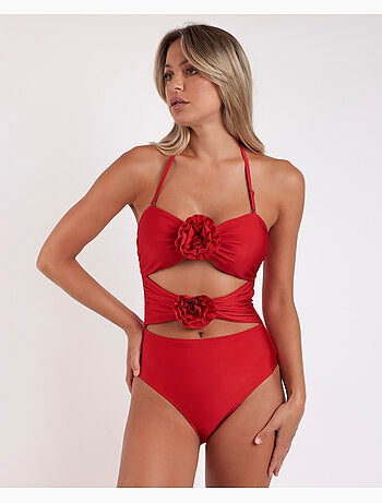ADMAS Bañador Cut-Out Paradise Beach para Mujer
