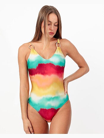 ADMAS Bañador Estampado Boreal para Mujer