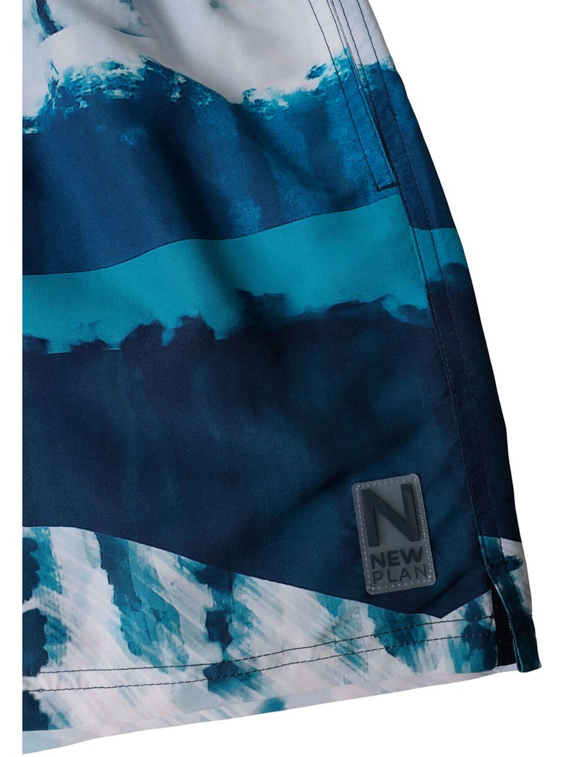ADMAS Bañador Glaciar para Hombre Azul - Kiabi