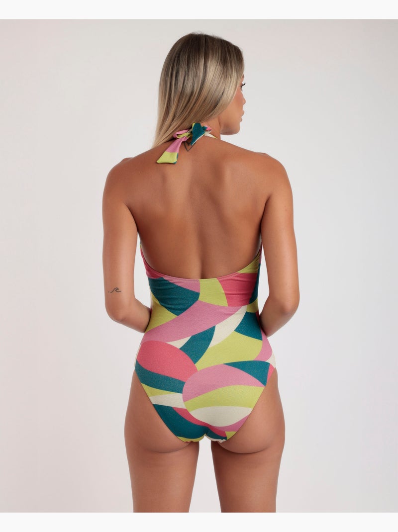 ADMAS Bañador Halter Sunshine para Mujer Multicolor - Kiabi