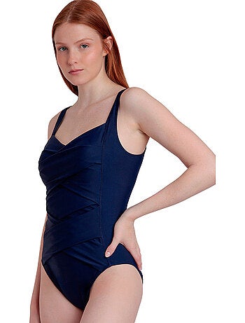ADMAS Bañador Reductor Franjas Curvy para Mujer