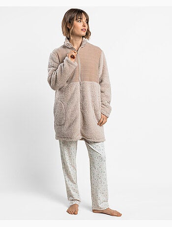 ADMAS Bata Calentita Manga Larga Counting Sheep para Mujer