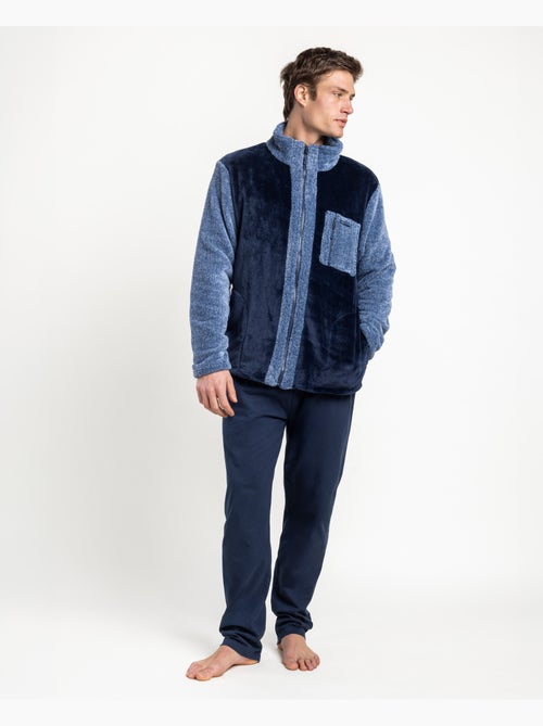 ADMAS Bata Calentita Manga Larga Gentleman para Hombre - Kiabi ADMAS Bata Calentita Manga Larga Gentleman para Hombre - Kiabi