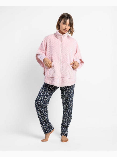 ADMAS Bata Capa Manga Francesa Dark Liberty para Mujer - Kiabi ADMAS Bata Capa Manga Francesa Dark Liberty para Mujer - Kiabi