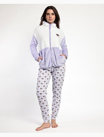 ADMAS Bata Manga Larga Calentita All You Need is Sleep para Mujer