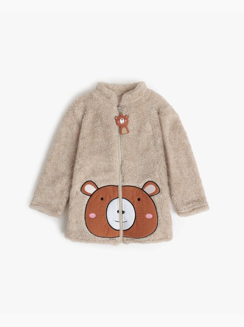 ADMAS Bata Manga Larga Calentita Family Bear Cremallera para Niña - Kiabi ADMAS Bata Manga Larga Calentita Family Bear Cremallera para Niña - Kiabi