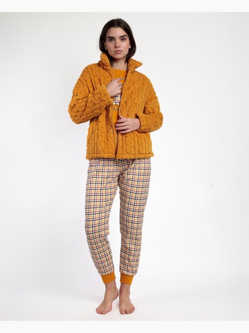 ADMAS Bata Manga Larga Calentita Mustard Lou Lou Returns para Mujer - Kiabi