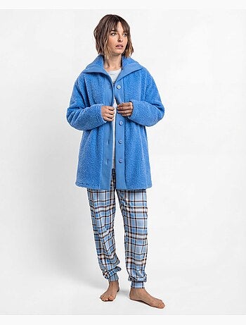 ADMAS Bata Manga Larga Calentita Sherpa Dreams para Mujer