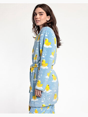 ADMAS Bata Manga Larga Calentita Sweet Duckling para Mujer