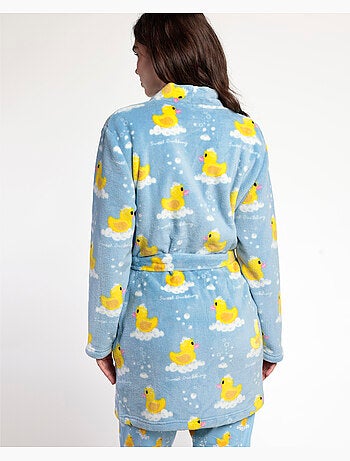 ADMAS Bata Manga Larga Calentita Sweet Duckling para Mujer
