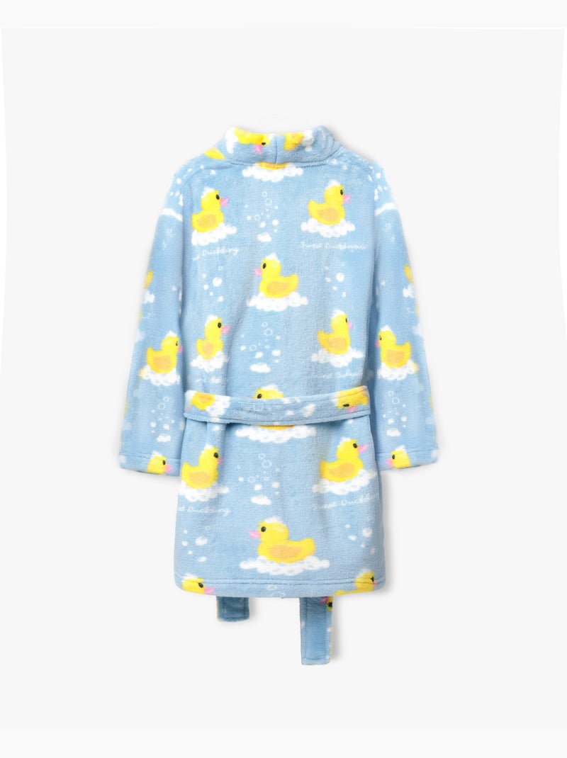 ADMAS Bata Manga Larga Calentita Sweet Duckling para Niña Azul - Kiabi