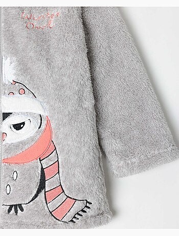 ADMAS Bata Manga Larga Calentita Winter Owl para Niña
