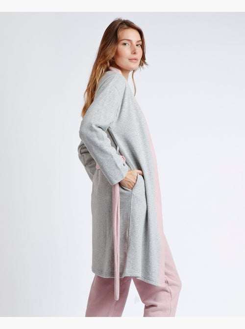 ADMAS Bata Manga Larga Sleep All Day para Mujer - Kiabi ADMAS Bata Manga Larga Sleep All Day para Mujer - Kiabi
