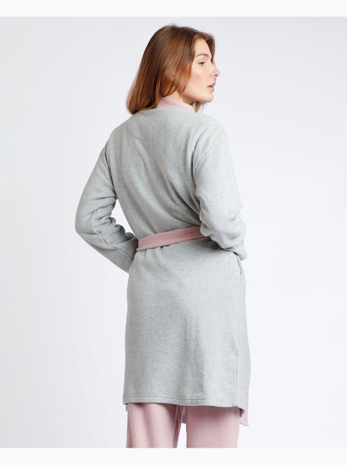 ADMAS Bata Manga Larga Sleep All Day para Mujer - Kiabi ADMAS Bata Manga Larga Sleep All Day para Mujer - Kiabi