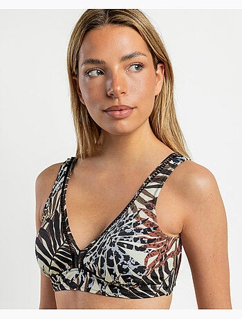 ADMAS Bikini Aro Capacidad Ethnic Multicolor Leaves para Mujer