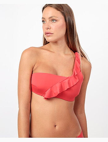 ADMAS Bikini Asimétrico Red Passion para Mujer