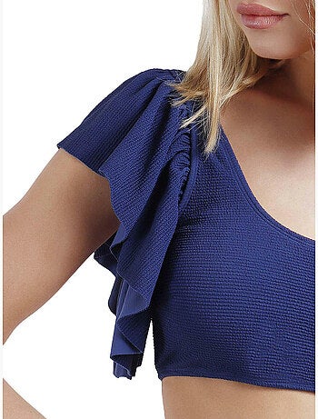ADMAS Bikini Asimetrico Volante Estructura para Mujer