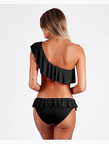 ADMAS Bikini Asimétrico Volante para Mujer