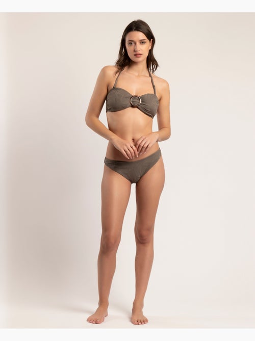 ADMAS Bikini Bandeau Fresh Leaves para Mujer - Kiabi ADMAS Bikini Bandeau Fresh Leaves para Mujer - Kiabi
