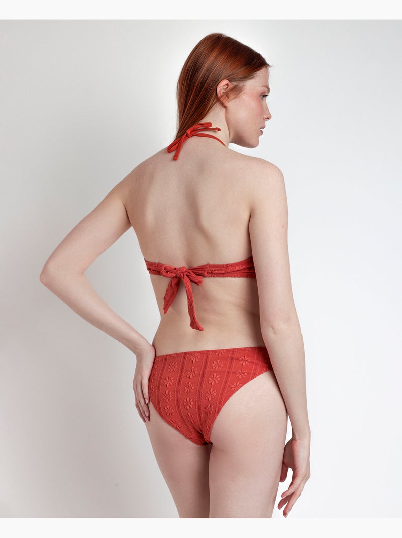 ADMAS Bikini Bandeau Island para Mujer Naranja coral - Kiabi