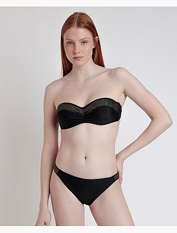 ADMAS Bikini Bandeau Punk Beach para Mujer
