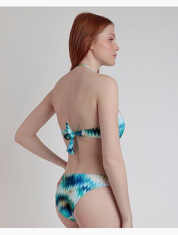 ADMAS Bikini Bandeau Sea Shore para Mujer