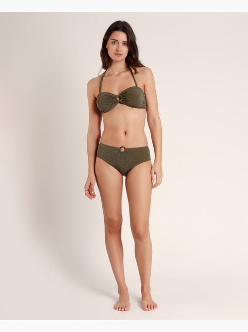 ADMAS Bikini Bandeau Shiny Paradise para Mujer - Kiabi ADMAS Bikini Bandeau Shiny Paradise para Mujer - Kiabi