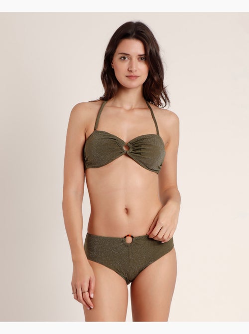 ADMAS Bikini Bandeau Shiny Paradise para Mujer - Kiabi ADMAS Bikini Bandeau Shiny Paradise para Mujer - Kiabi