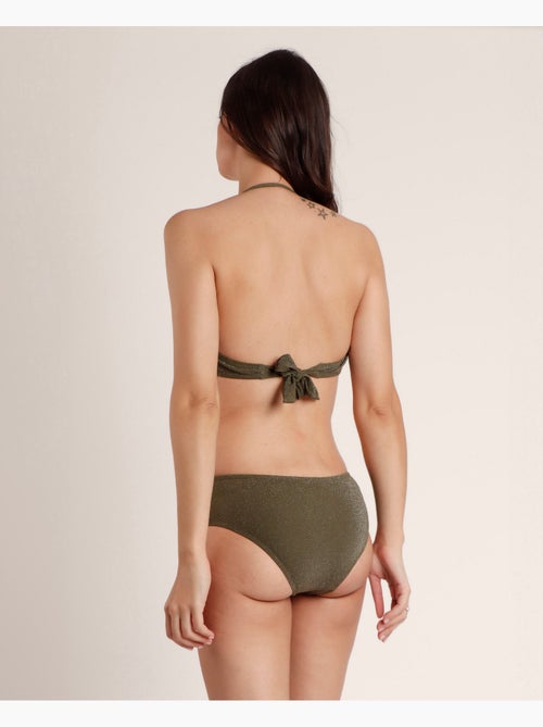 ADMAS Bikini Bandeau Shiny Paradise para Mujer - Kiabi ADMAS Bikini Bandeau Shiny Paradise para Mujer - Kiabi