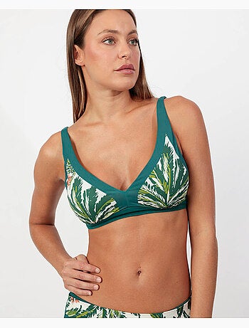 ADMAS Bikini Capacidad Palm Mosaic para Mujer