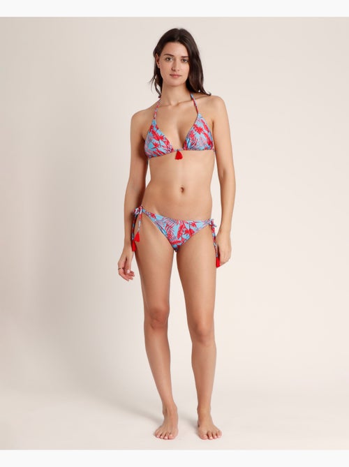 ADMAS Bikini Cortinilla Blue and Red Hawaii para Mujer - Kiabi ADMAS Bikini Cortinilla Blue and Red Hawaii para Mujer - Kiabi