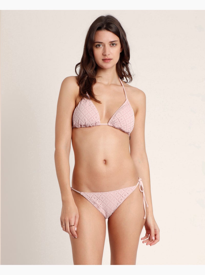 ADMAS Bikini Cortinilla Sweet para Mujer Rosa claro - Kiabi