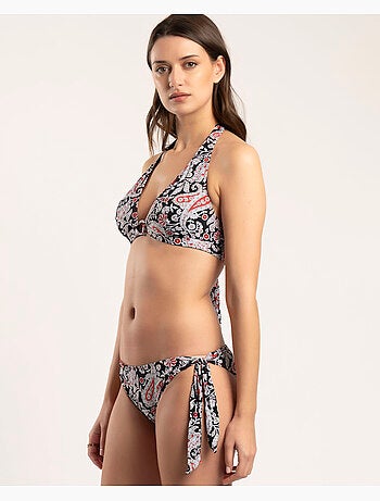 ADMAS Bikini Halter Black Cachemire para Mujer